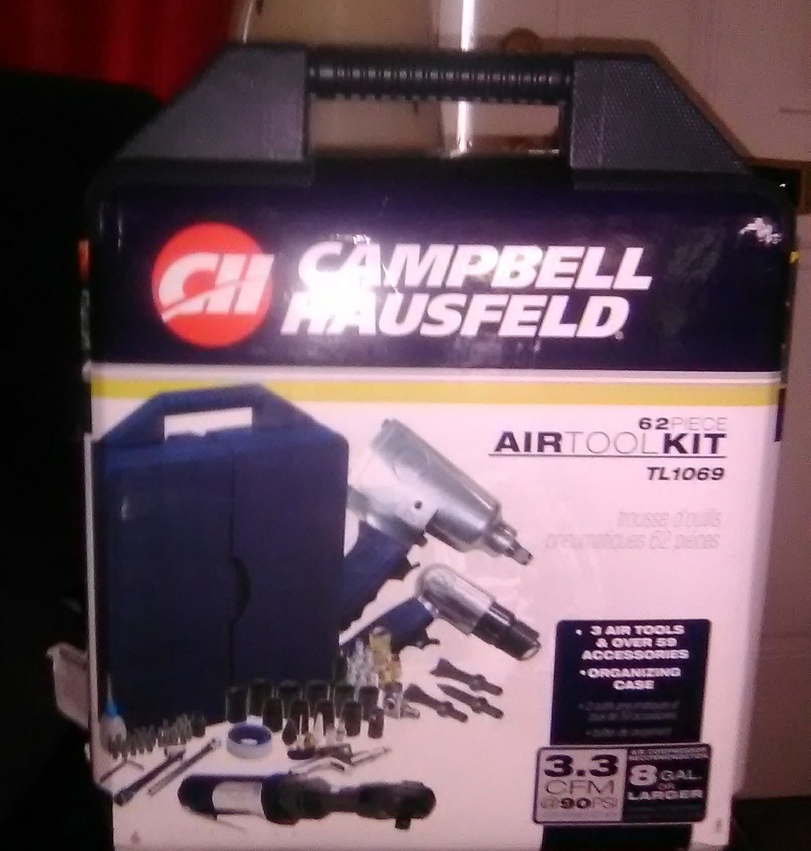 Campbell Hausfeld 62 Piece Air Tool Kit