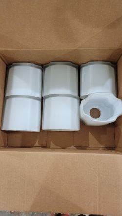 6 Frosted Vanity Light Globes