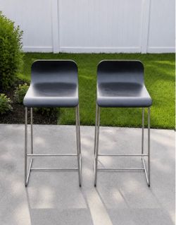 Set of 2 Modern Bar Stools