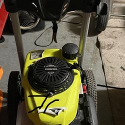 Ryobi pressure washer Honda motor 3000 psi with attachments and hoses