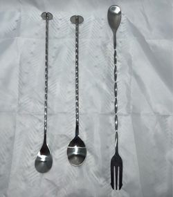 3pcs Cocktail Mixing Spoons