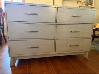 Dresser - Large, Gray, 6 drawers