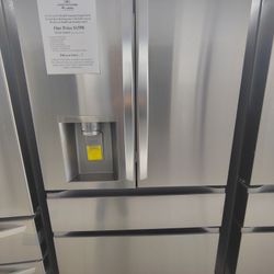 LG 29 cu. ft. SMART Standard Depth MAX French Door Refrigerator W/ Full Convert Drawer in PrintProof Stainless Steel