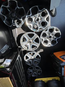 Jeep wrangler rims (2 sets)