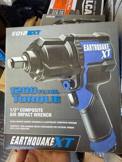 Composite Air Impact Wrench, Twin Hammer, 1200 ft-lbs, Blue