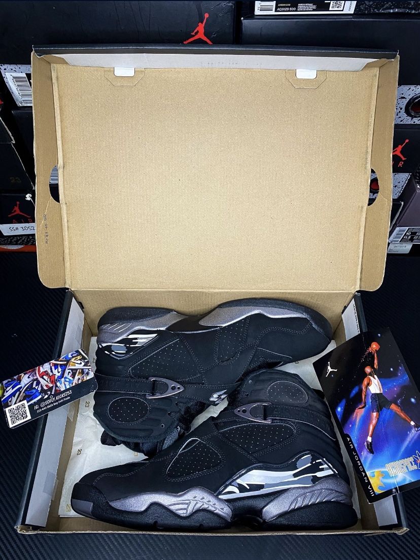 Jordan 8 Chrome Size 8.5