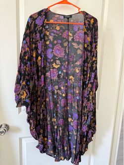Floral torrid cardigan