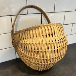 Handmade Vintage Wall Basket 