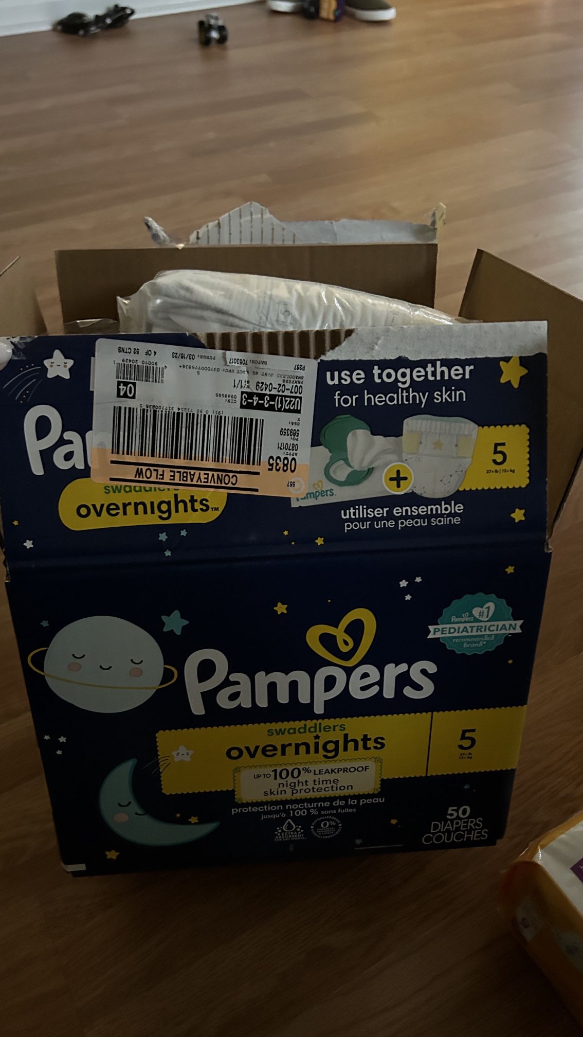 Pampers Overnights Size 5