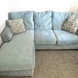 Nice, Clean Aqua Colored Couch (OBO)