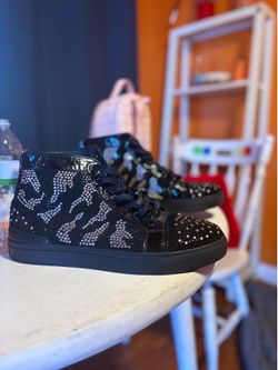 Ferrari Massari Luxury Bedazzled Shoes