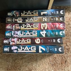 Dvds Of Jag Series  1,2,3,4,6,7Complete Seasons But 5 Is Not Included. 