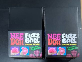 NeeDoh Fuzzball Flower Power Stress Ball Squeeze Toy Full Case Of 12