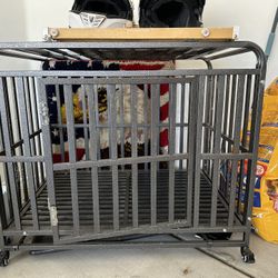 Large dog kennel