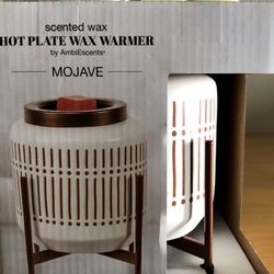 AmbiEscents Mojave Electric Wax Warmer – New in Box (1 Bonus Wax Melt Pack)