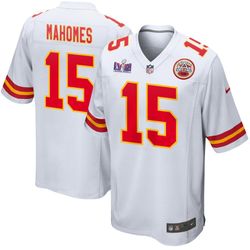 Patrick Mahomes White NFL Game Jersey Xl #15