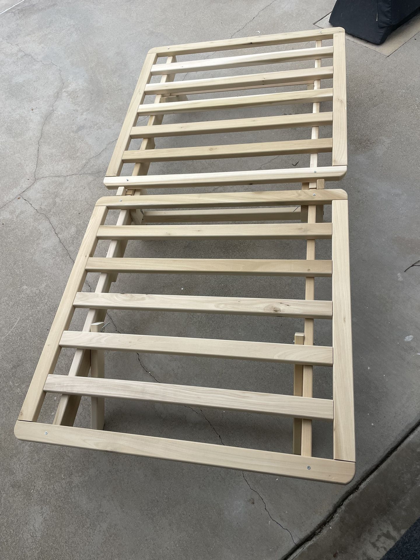 KD Frames Folding Wooden Twin Bed Frame