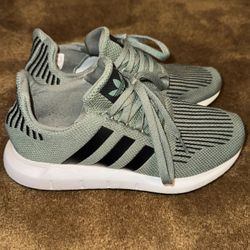 Green Women Adidas Running Shoes