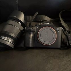 Sony Alpha a7 III 4K UHD 24MP 28-70mm Lens Mirrorless Digital Camera - Black

