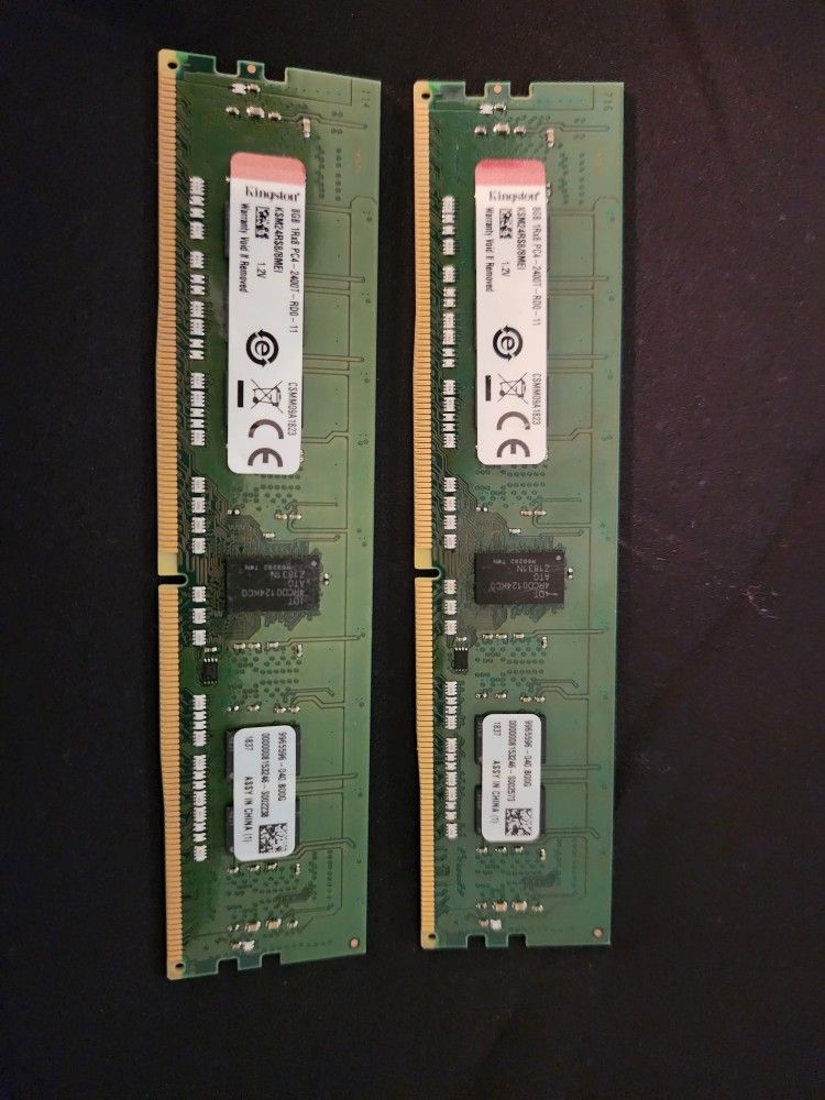 2x8gb DDR4 Desktop Ram PC4-2400