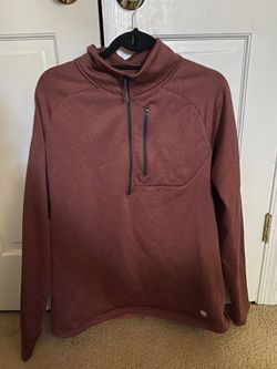 Mens Tall 1/2 Zip Pullover Slightly Fitted Mountain Fleece