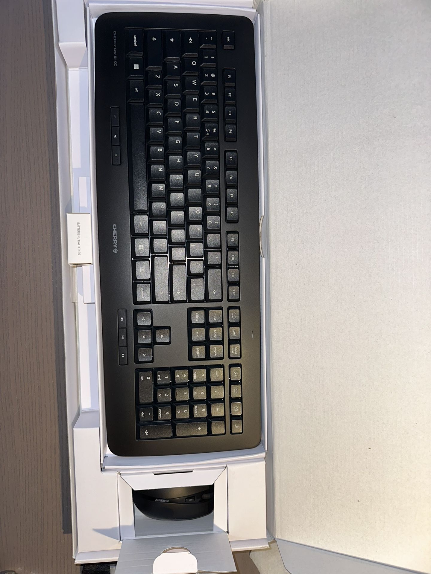 CHERRY DW 5100 Wireless Ergonomic Keyboard & Mouse Combo – Open Box, See Photos