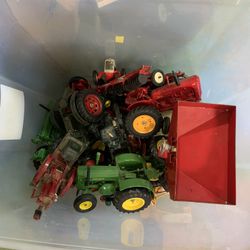 Box Of Old Tractors 