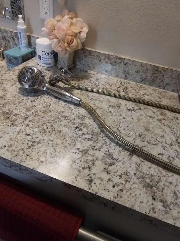 Waterpik Turbo Massaging Shower Head Long Handle