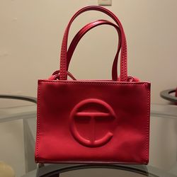 Telfar- Small Shopping Bag in Red