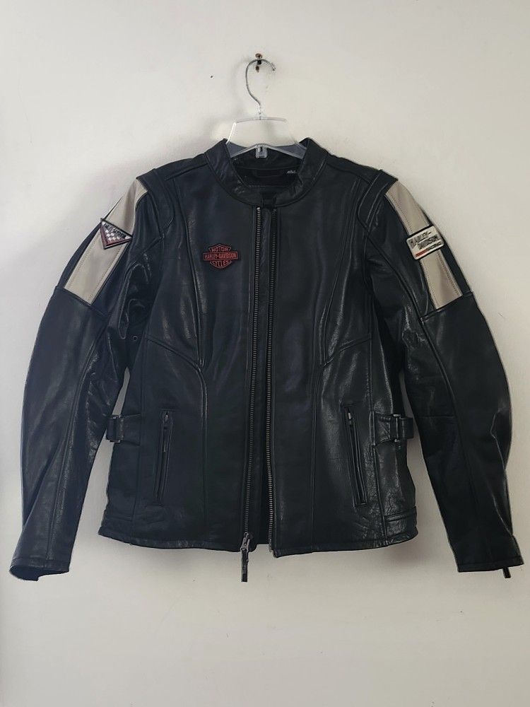Harley Davidson Enduro Leather Riding Jacket Size: L | Color: Black