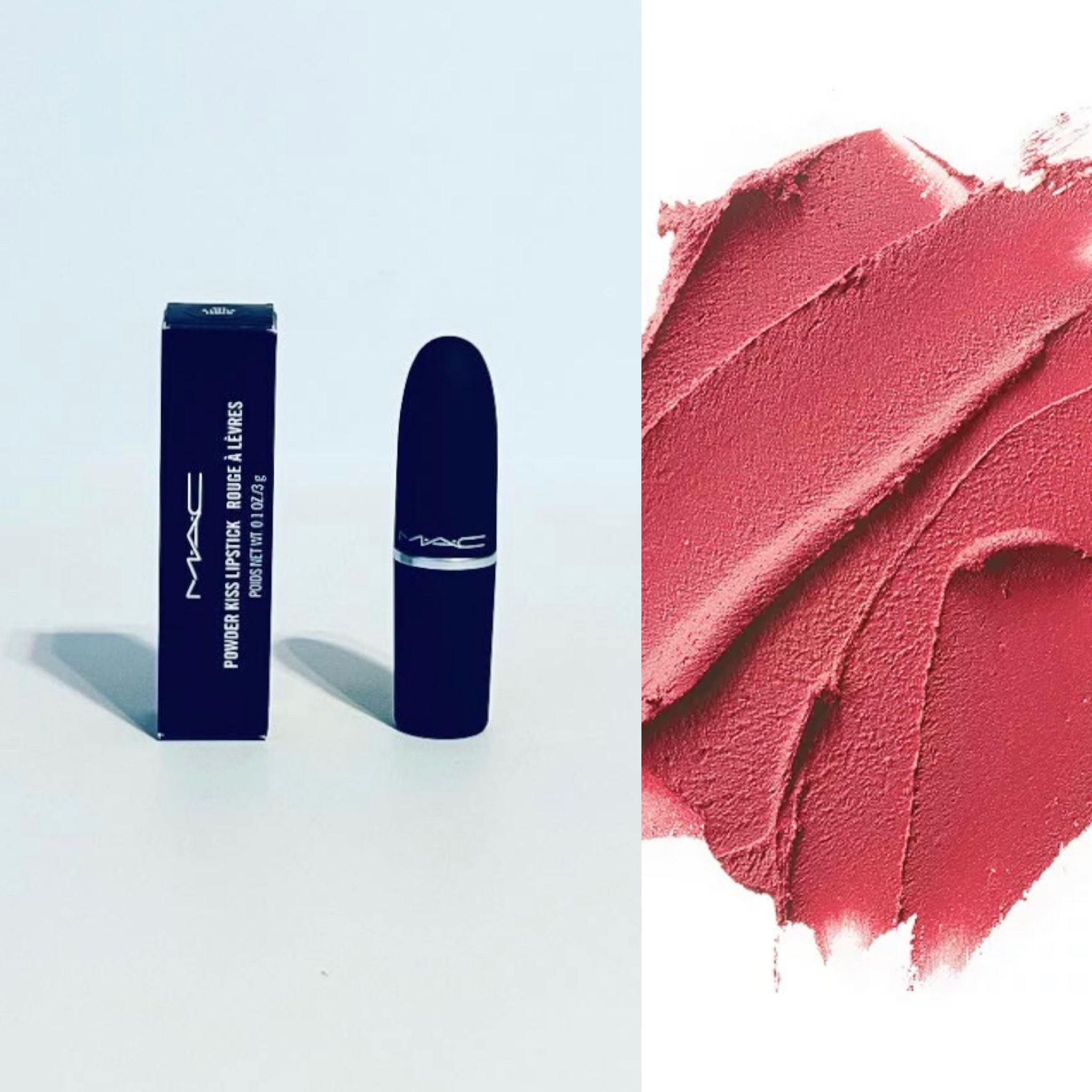 NIB Brand New in Box MAC Cosmetics Powder Kiss Lipstick in A Little Tamed (301)!  *Lipstick only taken out of box for photos.*  Matte, totally reinven