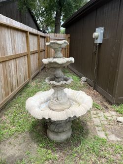 3 Tier Stone Fountain