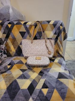 Cartera MICHAEL KORS blanca De Piel Original 