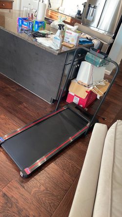 Compact Folding Treadmill with Handlebar