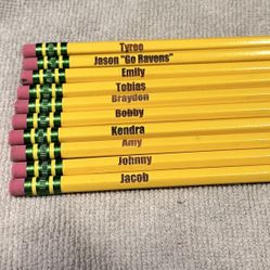 Custom #2 Pencils Ticonderoga Brand #2 Pencils $1.00 Per Pencil