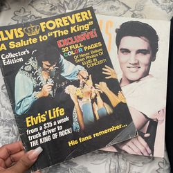 Elvis Magazine And Book 