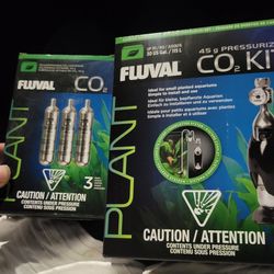 Brand New Fluval Co2 Kit And Co2 3pk Box