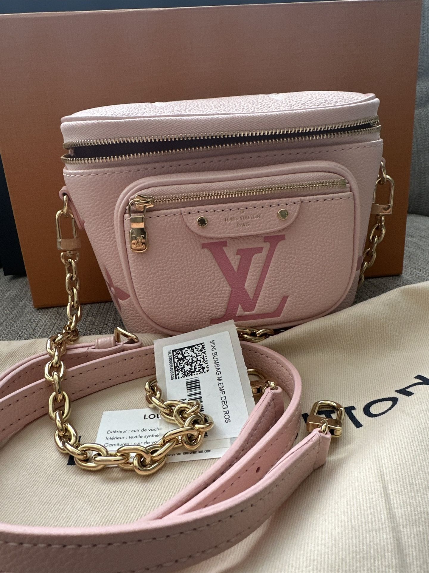 Louis Vuitton Mini Bum Bag Pink SOLD OUT 💞