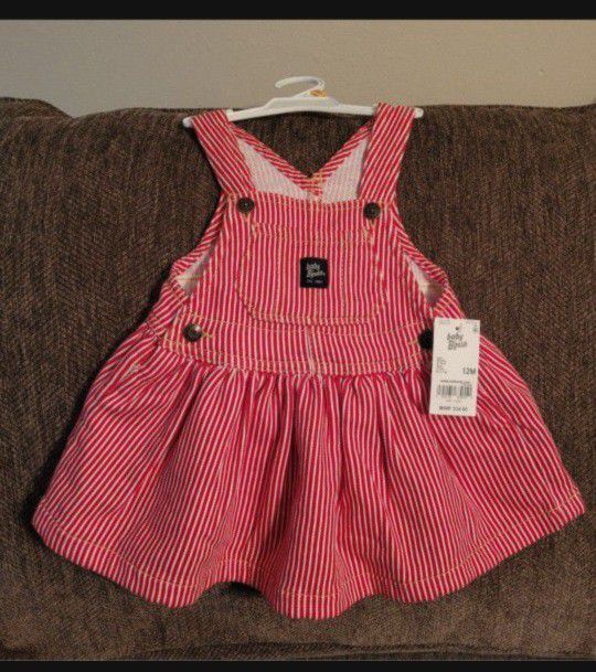 Baby Girl Oshkosh Overall Dress