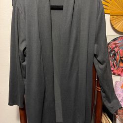 Simple Dark Grey Women’s Cardigan 