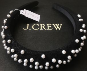 (NEW) WOMEN’S J.CREW PEARL HEADBAND - SIZE: OS (ONE SIZE)