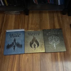 Maze Runner Bluray And DVD Steelbook