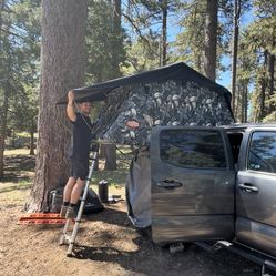 Complete Tacoma Overland Setup-Tepui Kukenam 3 Ruggedized Roof Tent + Front Runner Slimline 2 Bed Rack + Recovery Gear + Full Camping Package