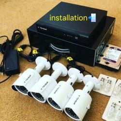 4 CAMARAS D SEGURIDAD-SURVEILLANCE SYSTEMS🔥SPECIAL DEAL🔥 