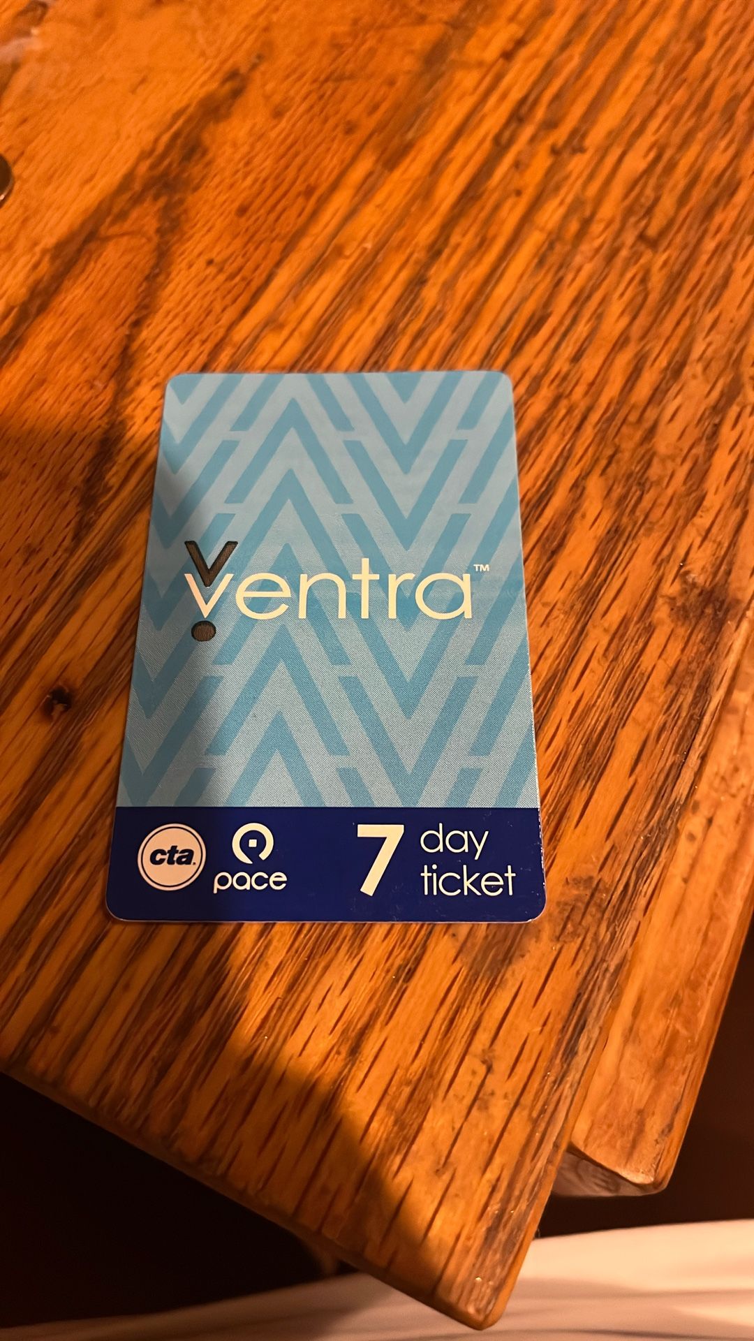 7 Day Ticket For CTA AND PACE
