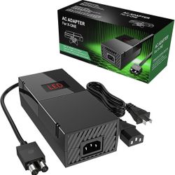 Xbox One Power Supply LED Display Power Brick Replacement for Xbox One 100-240V.
