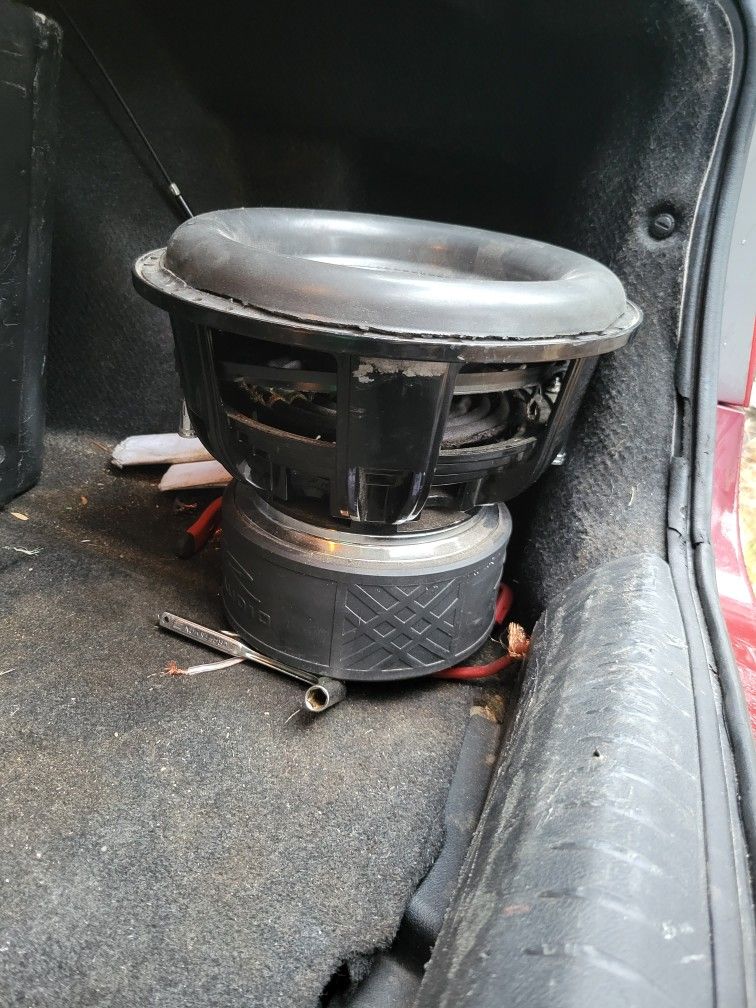 Iso blown or damaged subwoofers