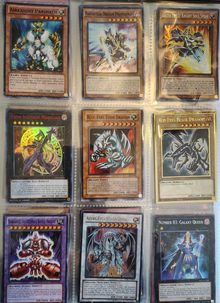 Vintage Yughio Cards
