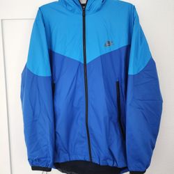 Nike Men's Windbreaker With Mesh Lining Blue