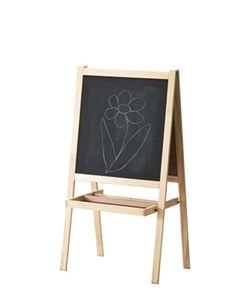 IKEA MALA Wooden Art Easel Older Vintage Model Whiteboard Chalkboard